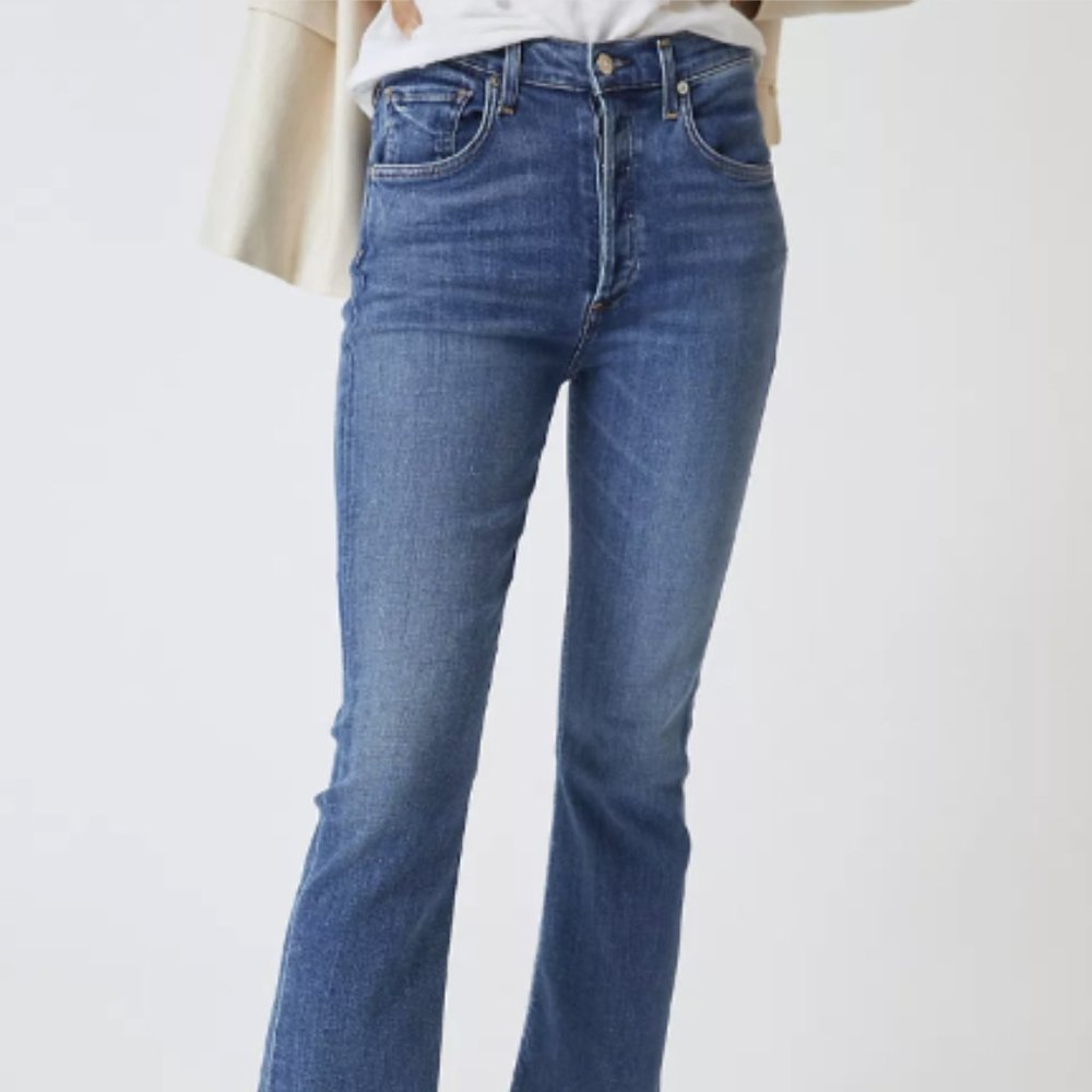 NWOT Citizens of Humanity Isola Cropped Boot Jeans Sz 31